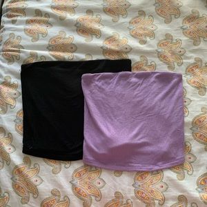 Purple American Eagle Crop Tube Top